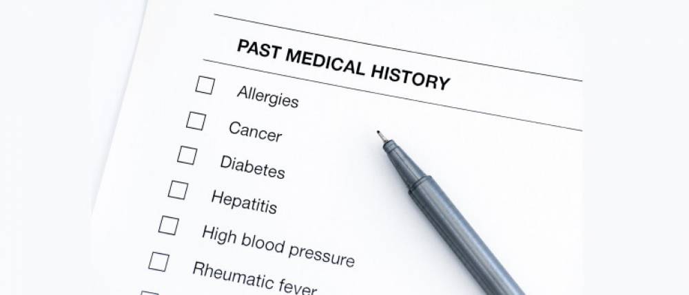 travel insurance medical history